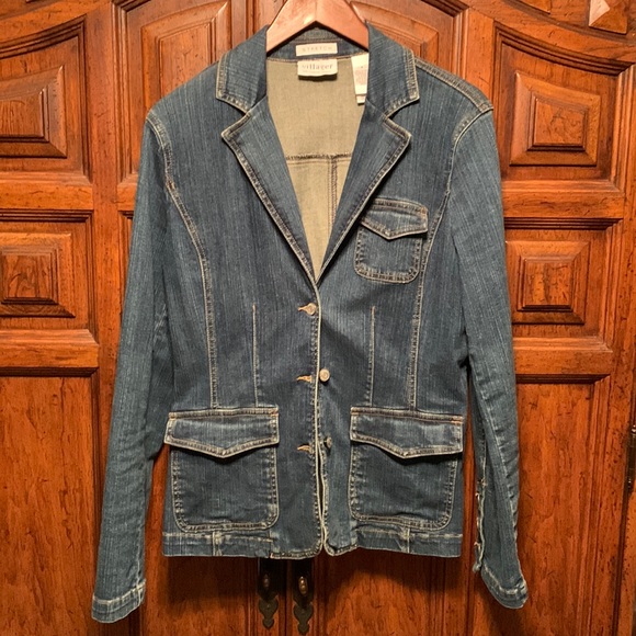 Liz Claiborne Jackets & Blazers - Villager By Liz Claiborne Denim Jacket Size 8 Womens